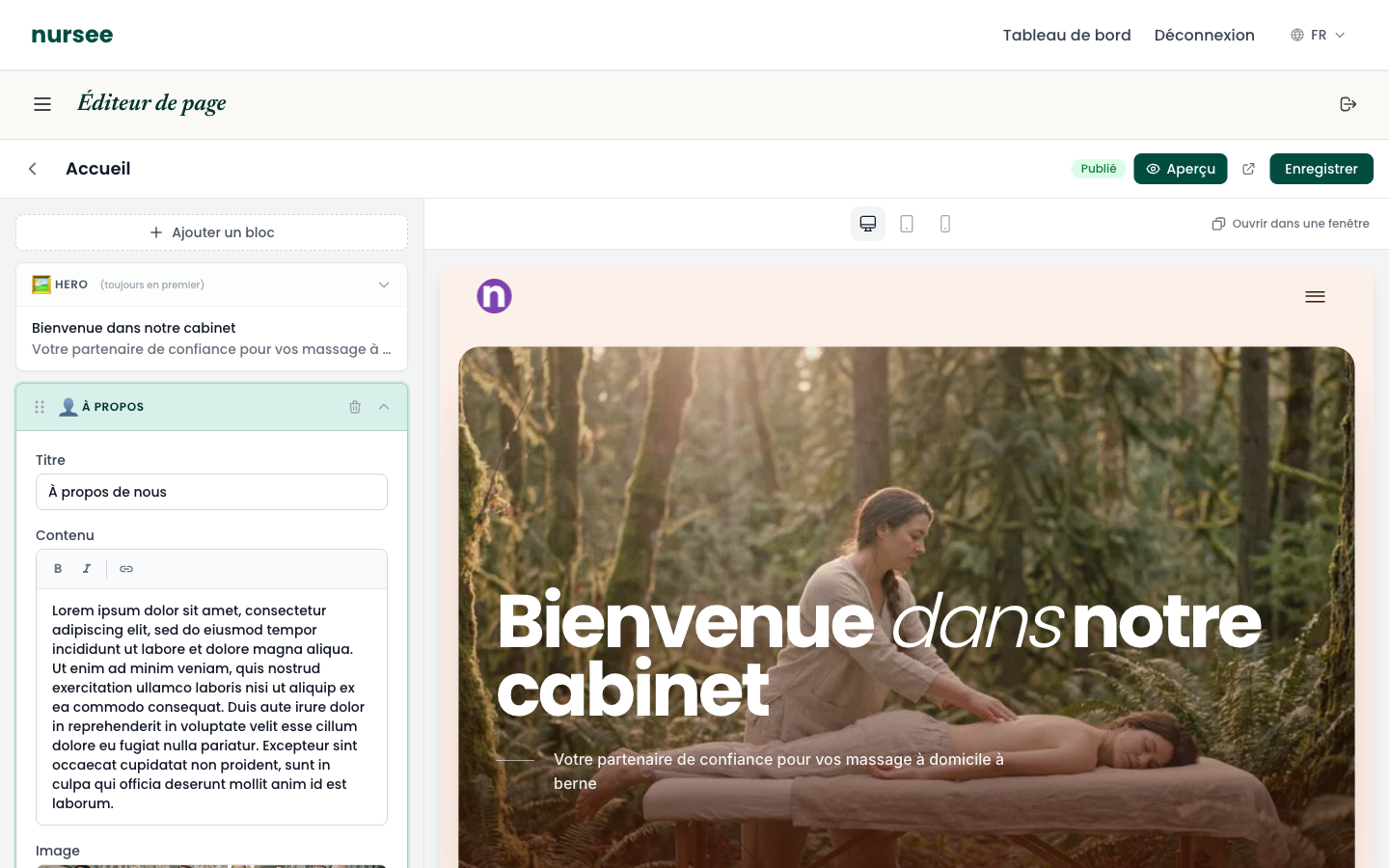 Le mode Aperçu : vous modifiez à gauche, vous voyez le résultat à droite