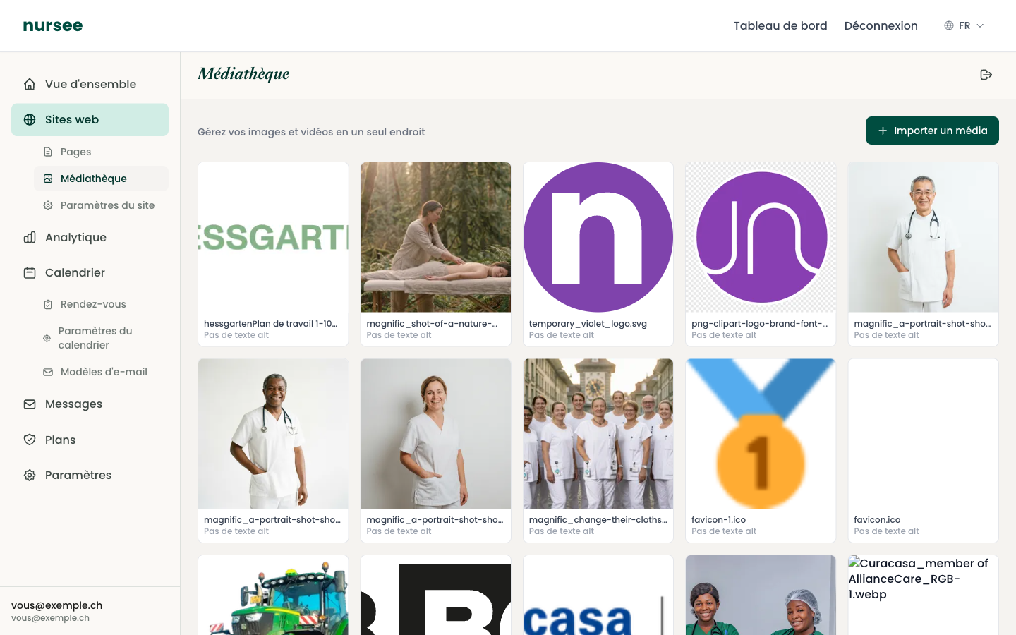 La médiathèque : toutes vos images au même endroit